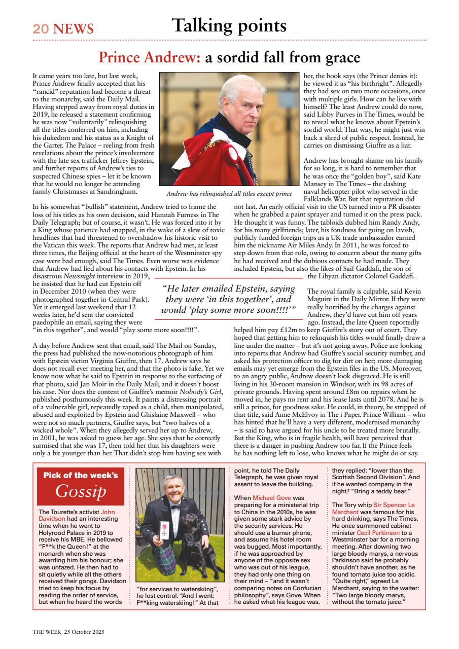 The Week Preview Pages