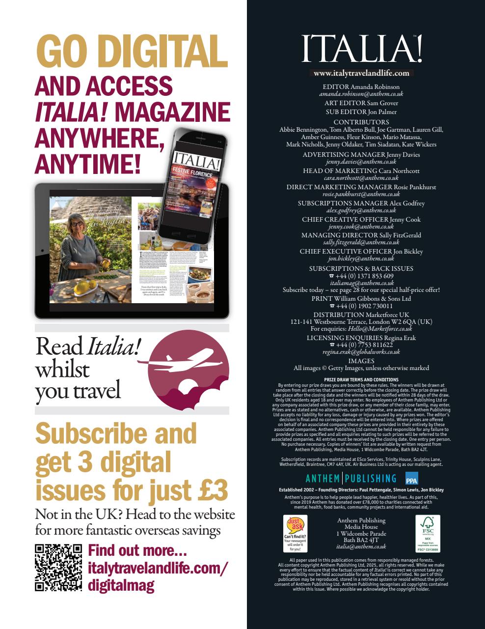 Italia! Preview Pages