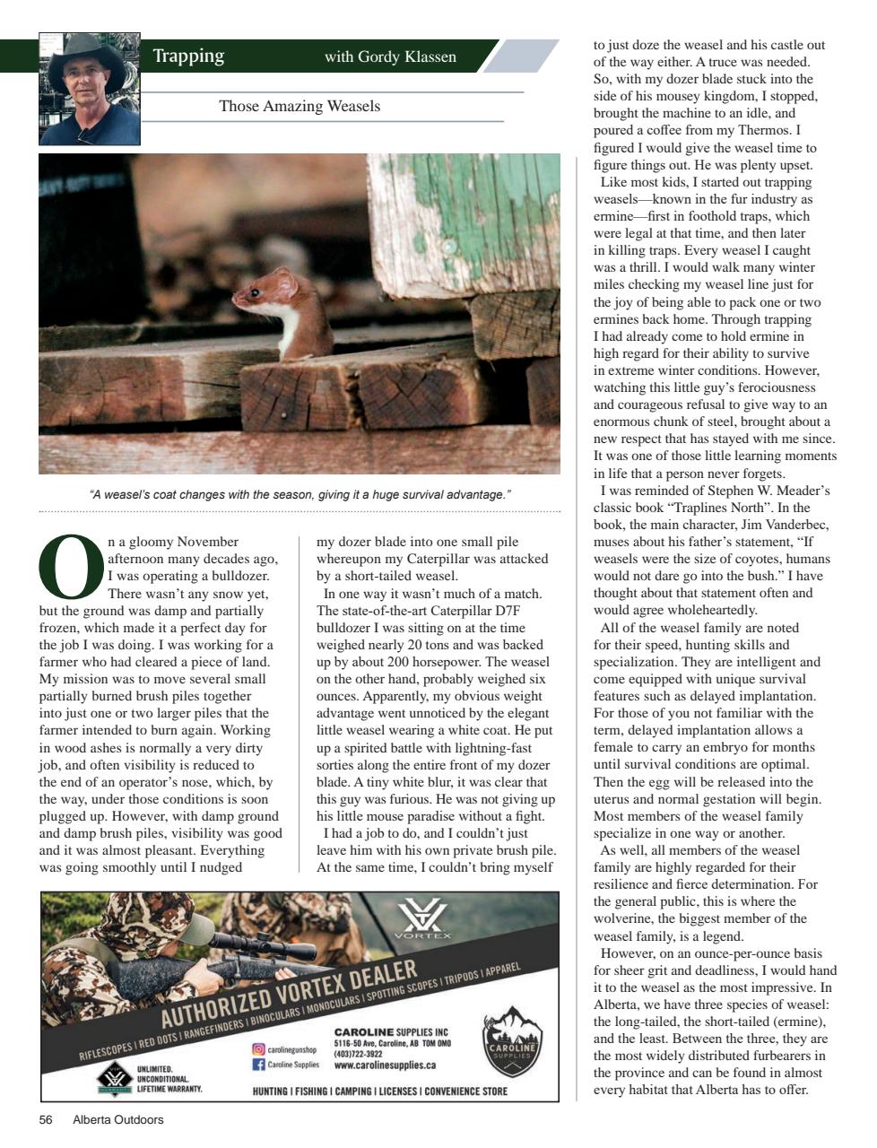 Alberta Outdoors Preview Pages