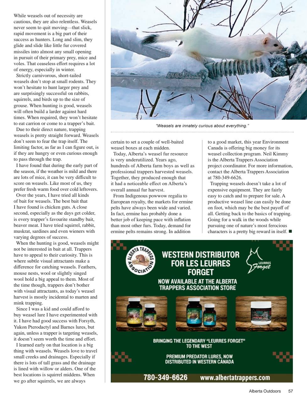 Alberta Outdoors Preview Pages