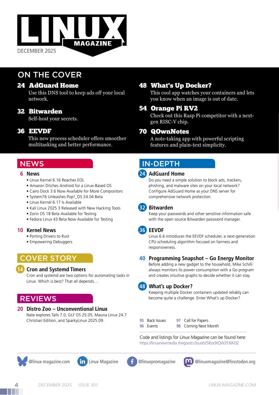 Linux Magazine Preview Pages