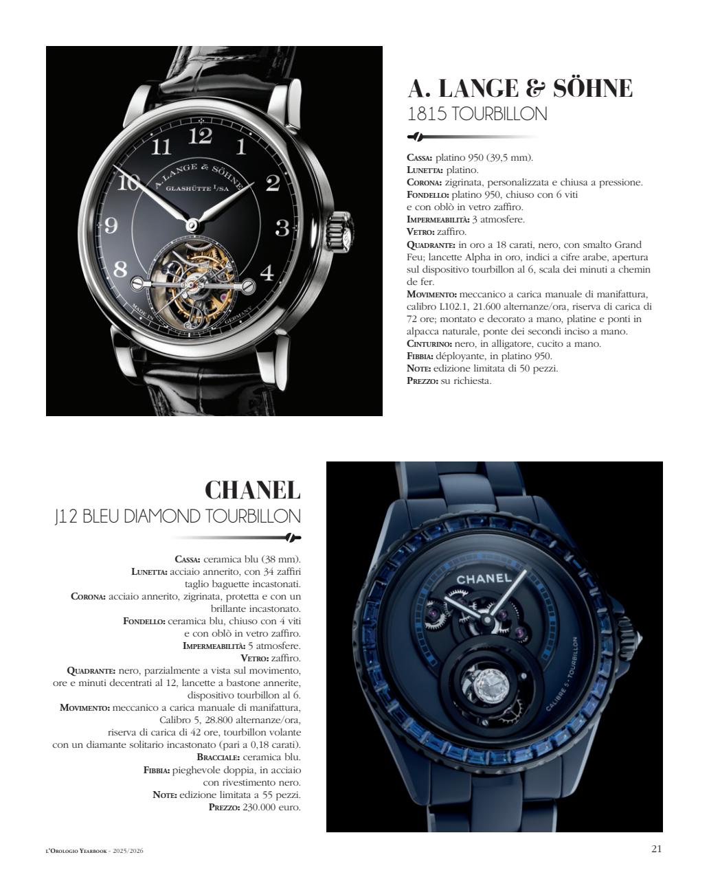 L'Orologio Preview Pages