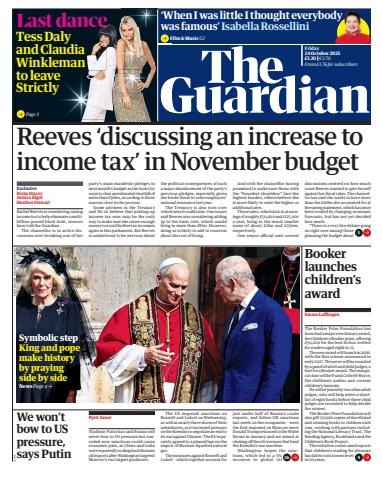 The Guardian Newspaper issue Friday, 24 October 2025