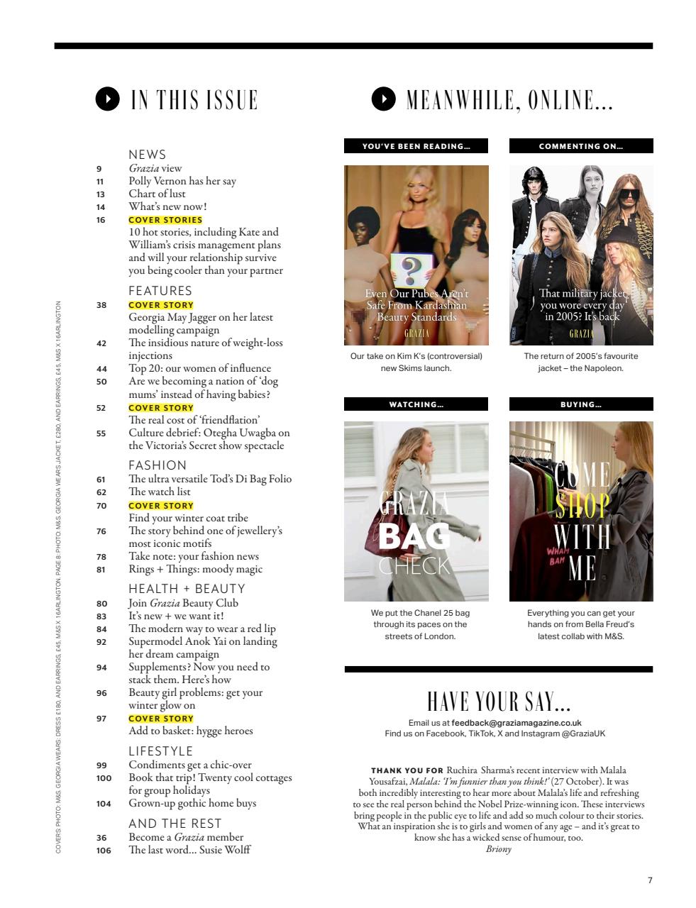 Grazia Preview Pages