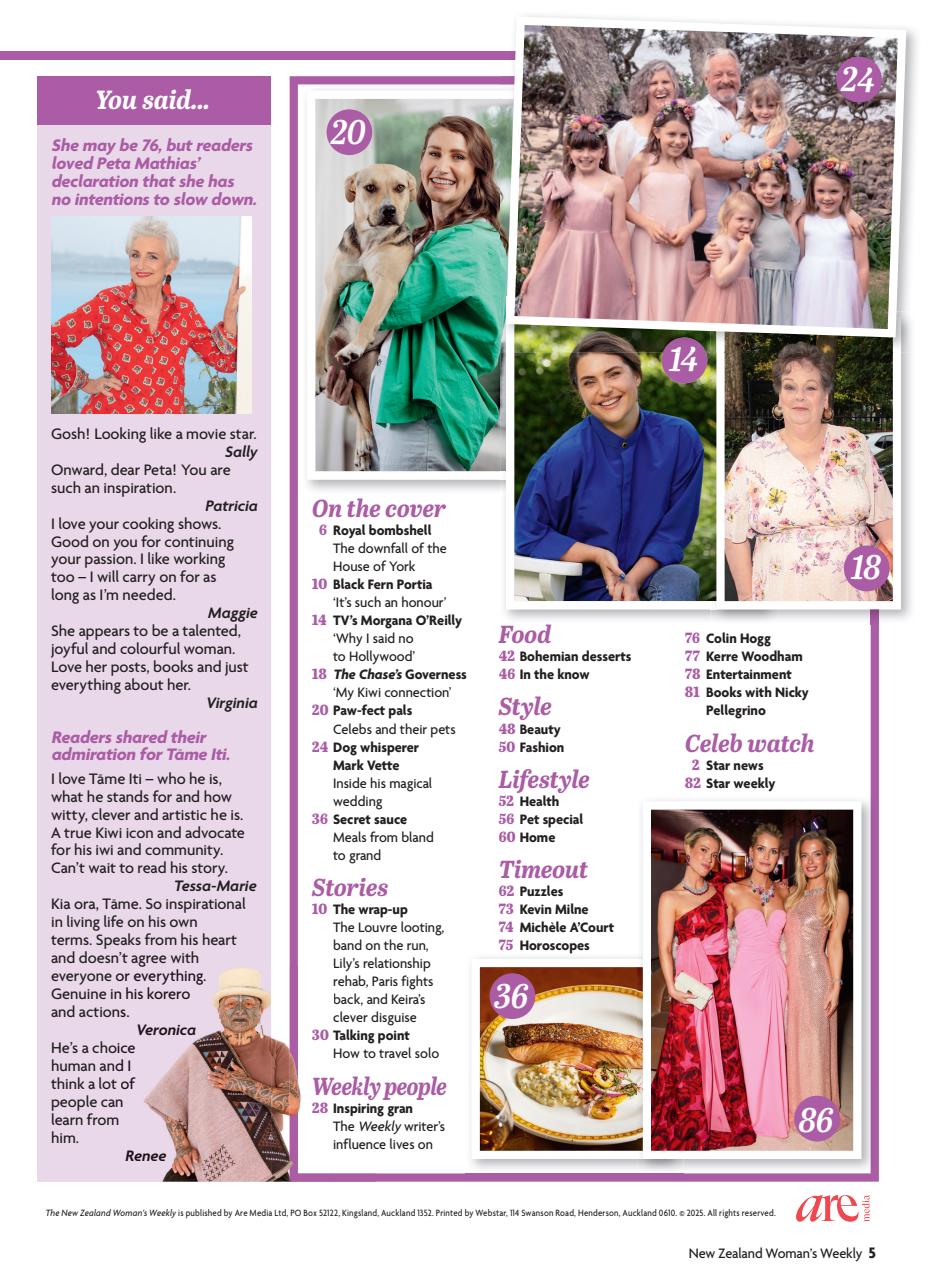 NZ Woman's Weekly Preview Pages
