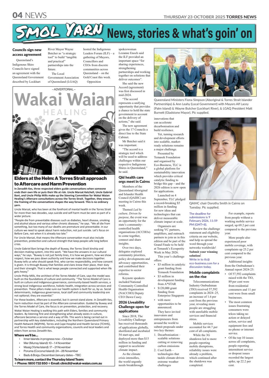 Torres News Preview Pages