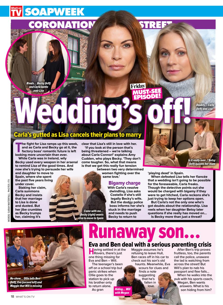 What's on TV Preview Pages