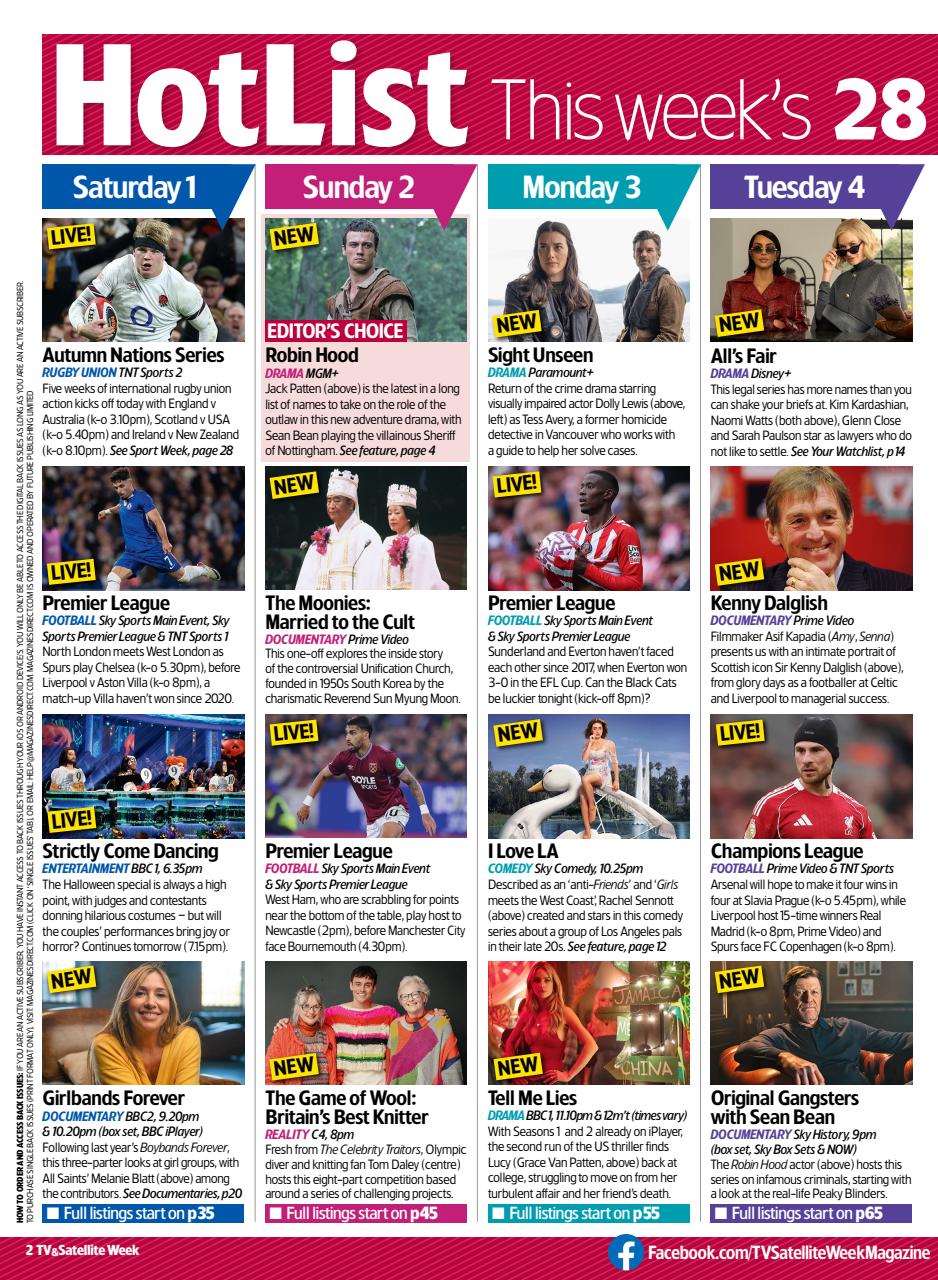 TV & Satellite Week Preview Pages