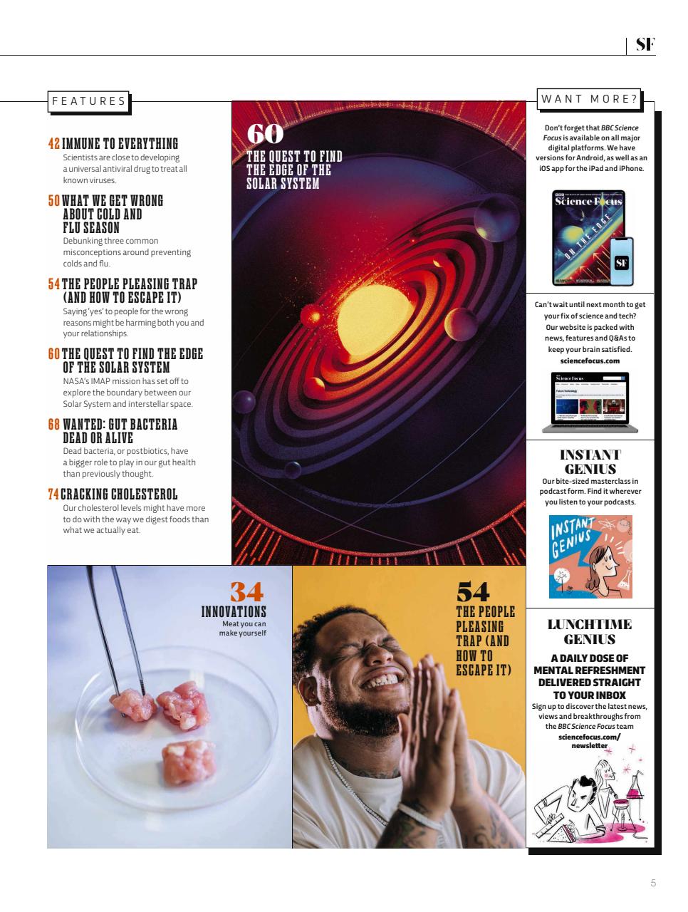 BBC Science Focus Magazine Preview Pages