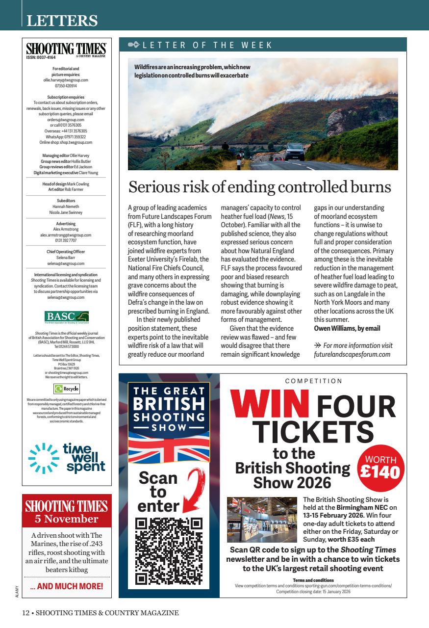 Shooting Times & Country Preview Pages