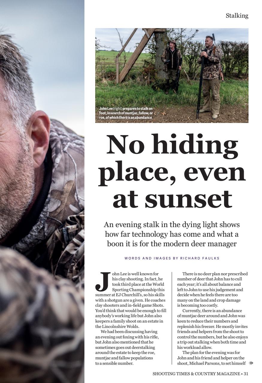 Shooting Times & Country Preview Pages