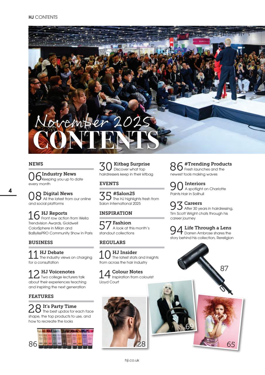 Hairdressers Journal Preview Pages