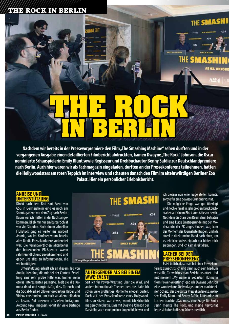 Power-Wrestling Preview Pages