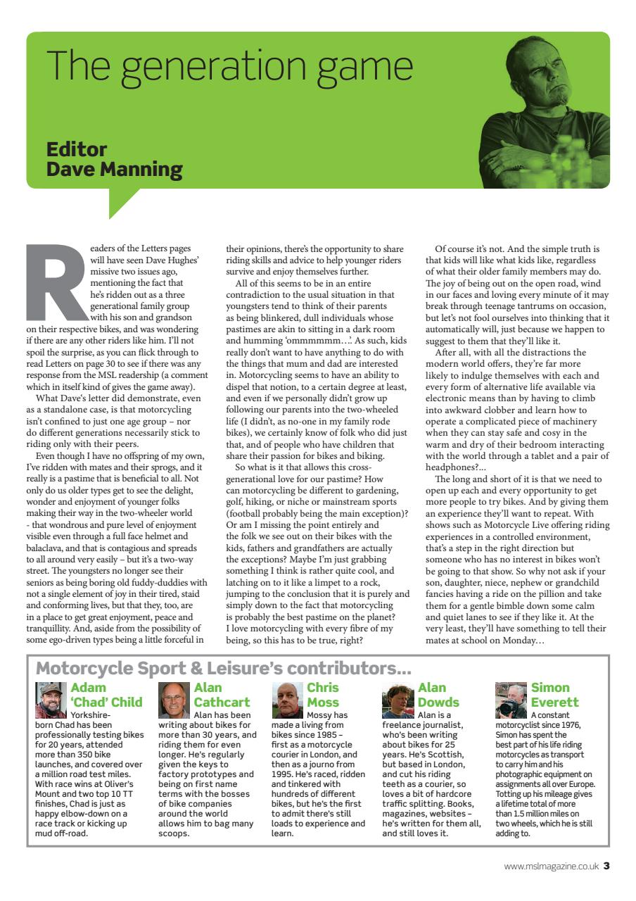 Motorcycle Sport & Leisure Preview Pages