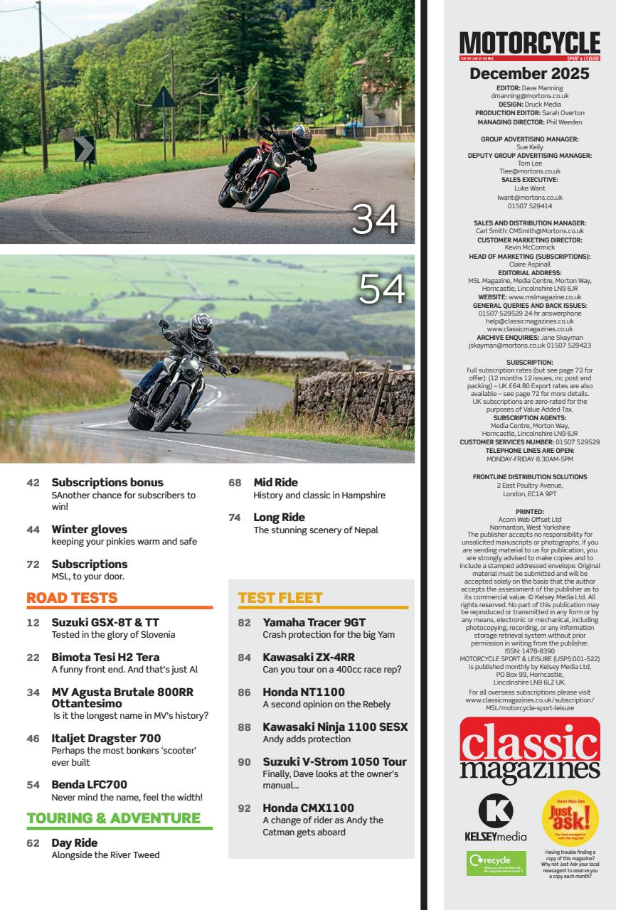 Motorcycle Sport & Leisure Preview Pages
