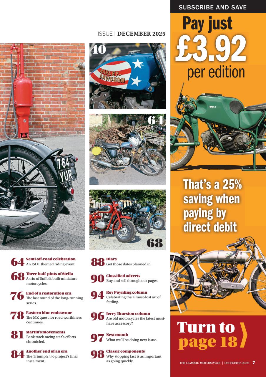 The Classic MotorCycle Preview Pages