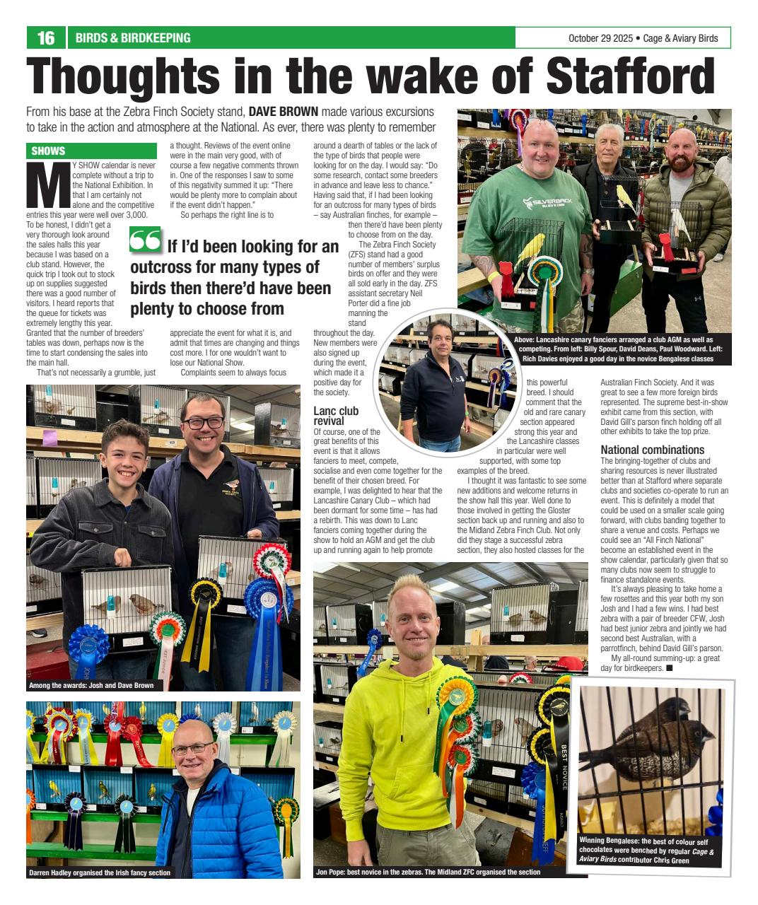 Cage & Aviary Birds Preview Pages