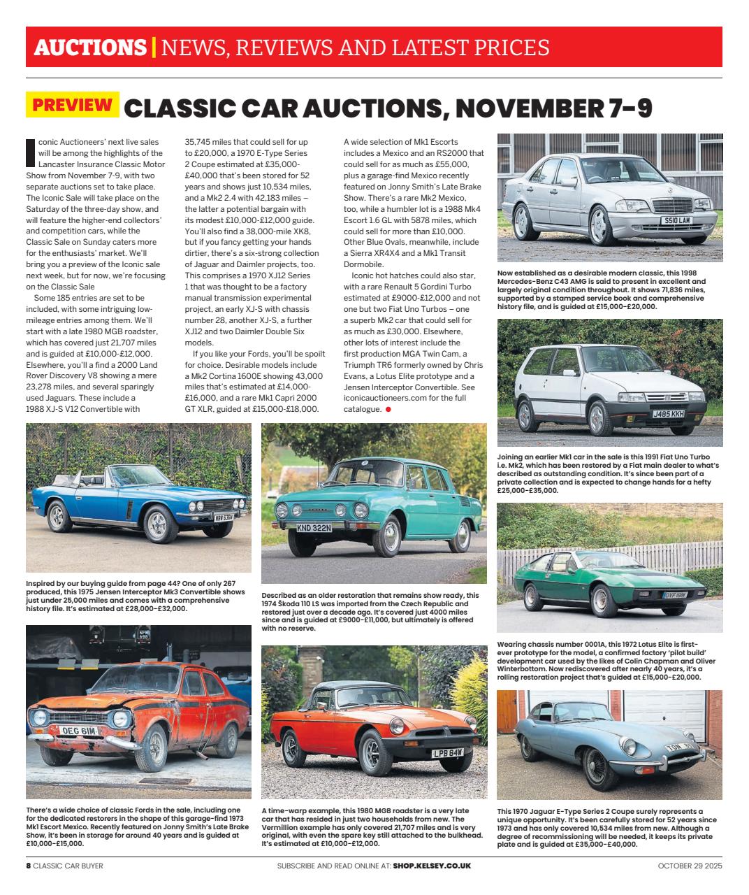 Classic Car Buyer Preview Pages