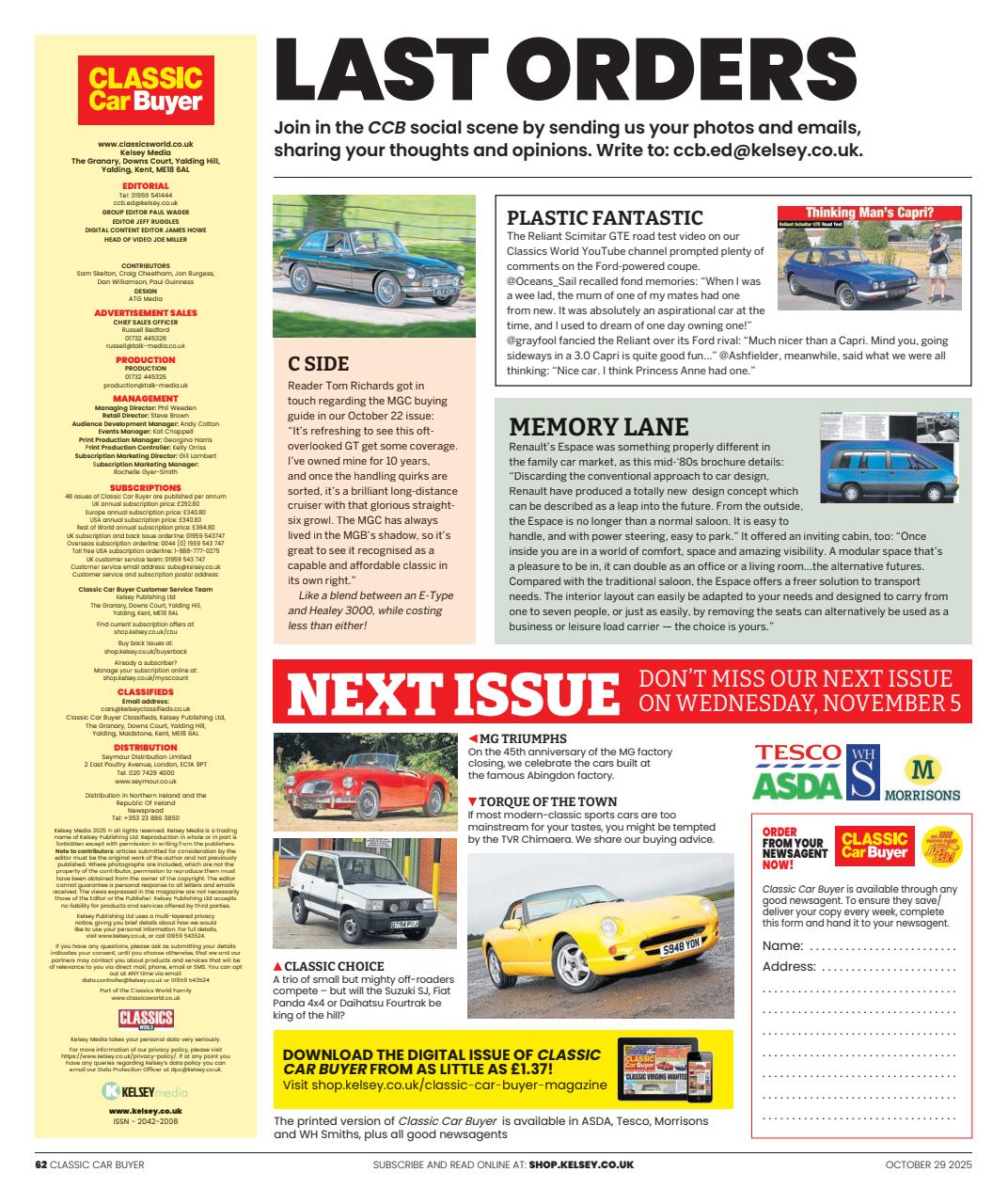 Classic Car Buyer Preview Pages