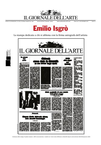 Il Giornale Dell’Arte issue novembre