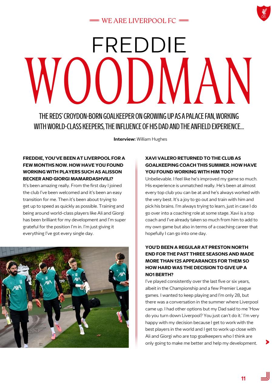 Liverpool FC Programmes Preview Pages