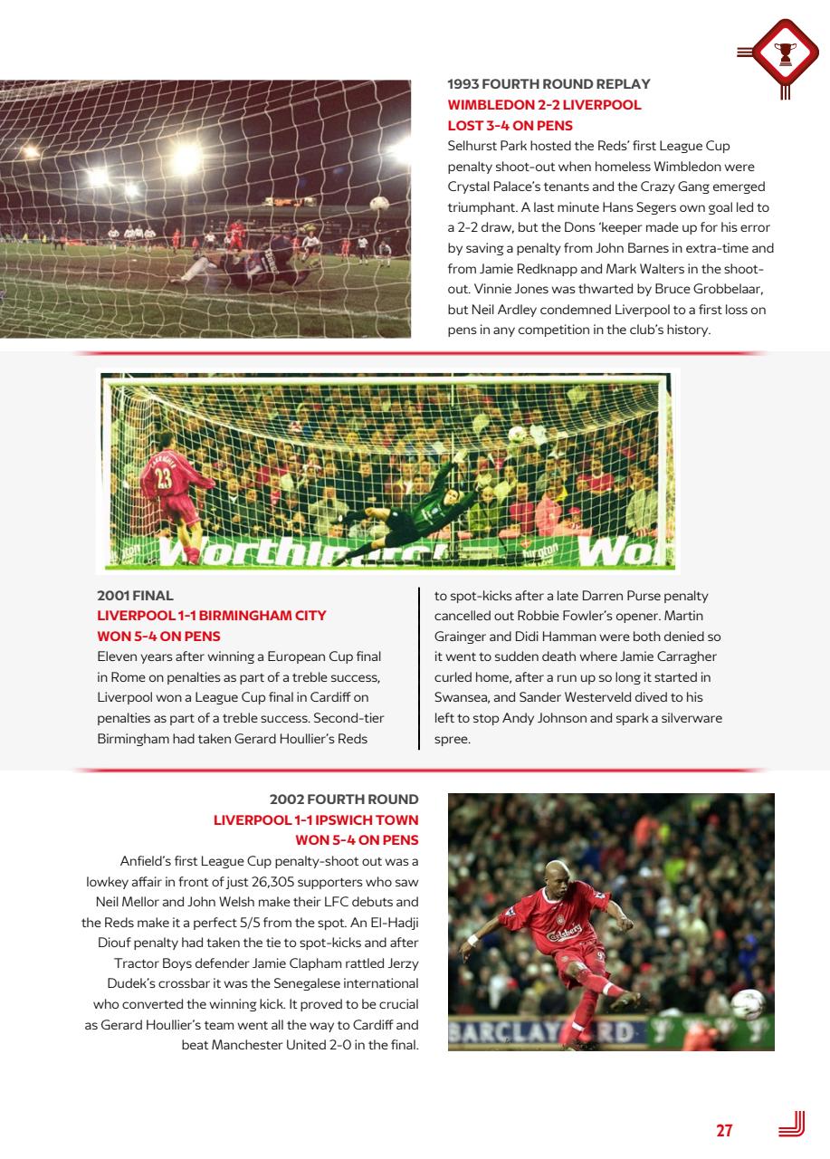 Liverpool FC Programmes Preview Pages