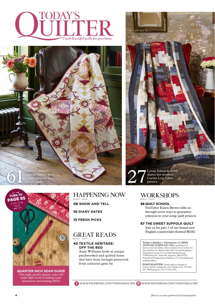 Today’s Quilter Preview Pages