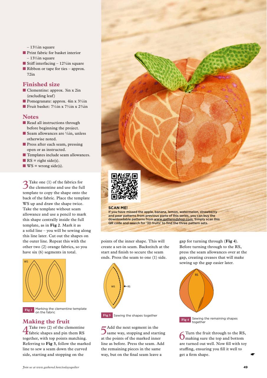 Today’s Quilter Preview Pages