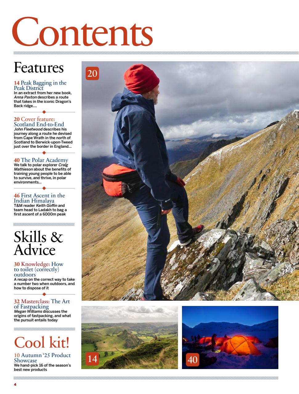 Trek & Mountain Magazine Preview Pages