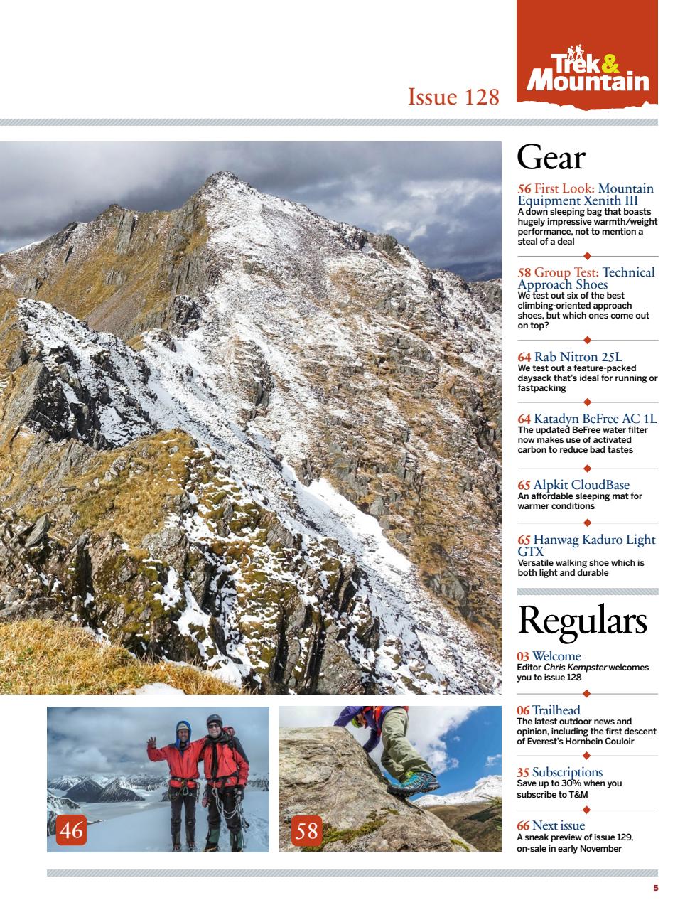 Trek & Mountain Magazine Preview Pages