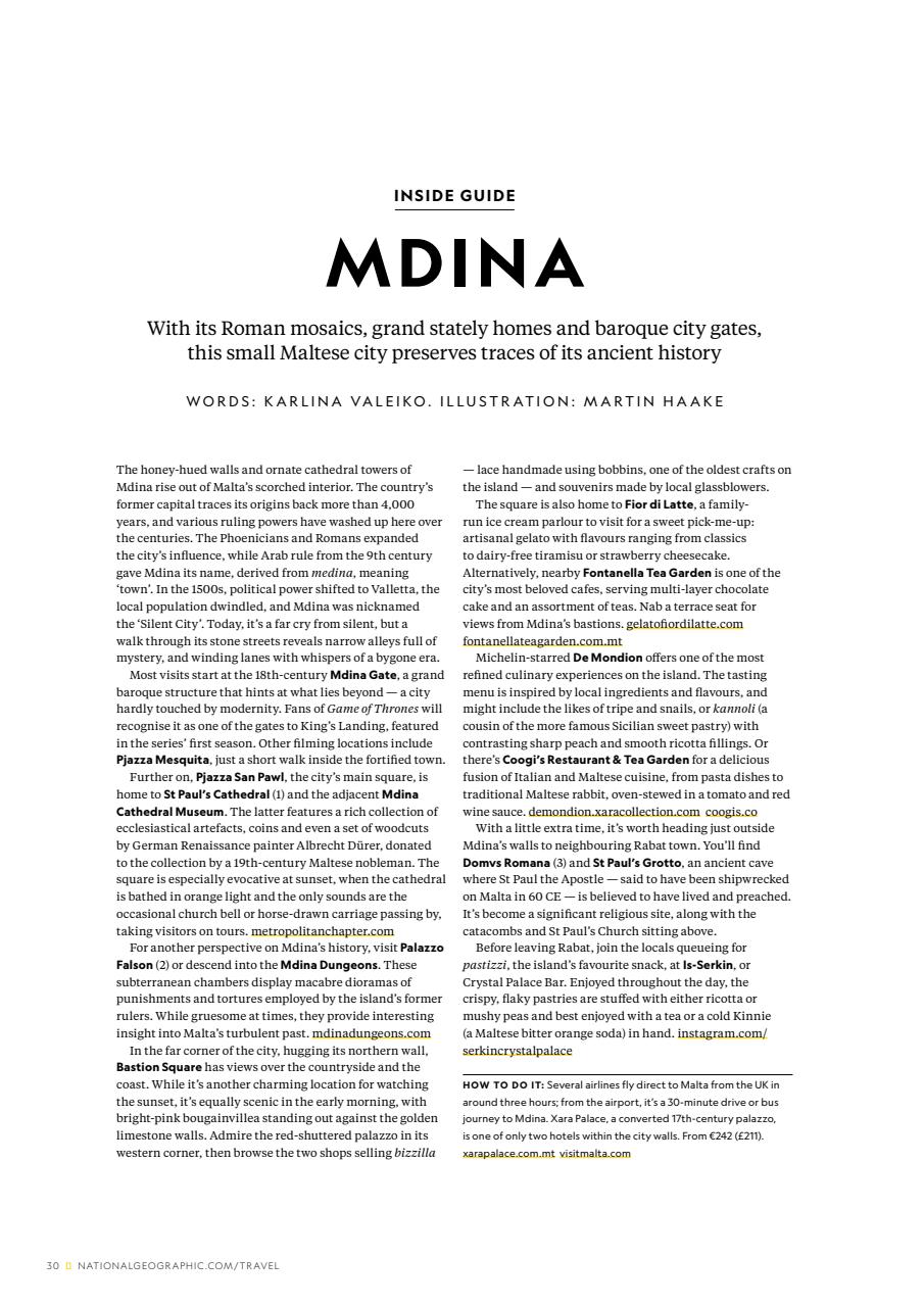 National Geographic Traveller UK Preview Pages