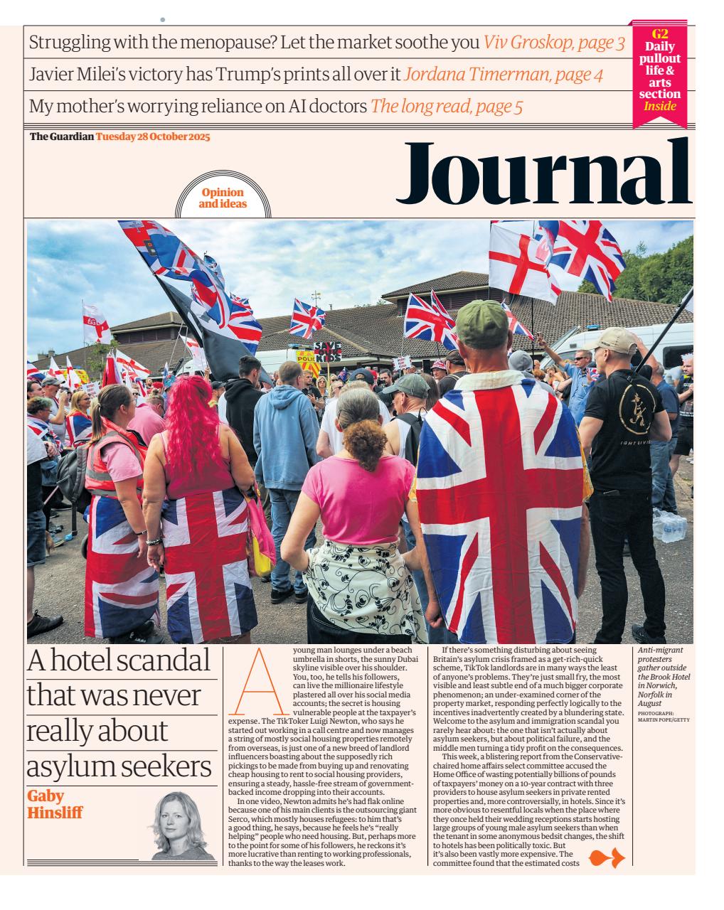 The Guardian Newspaper Preview Pages