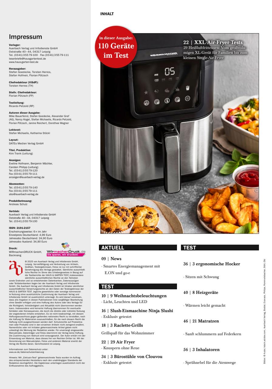 Haus & Garten Test Preview Pages