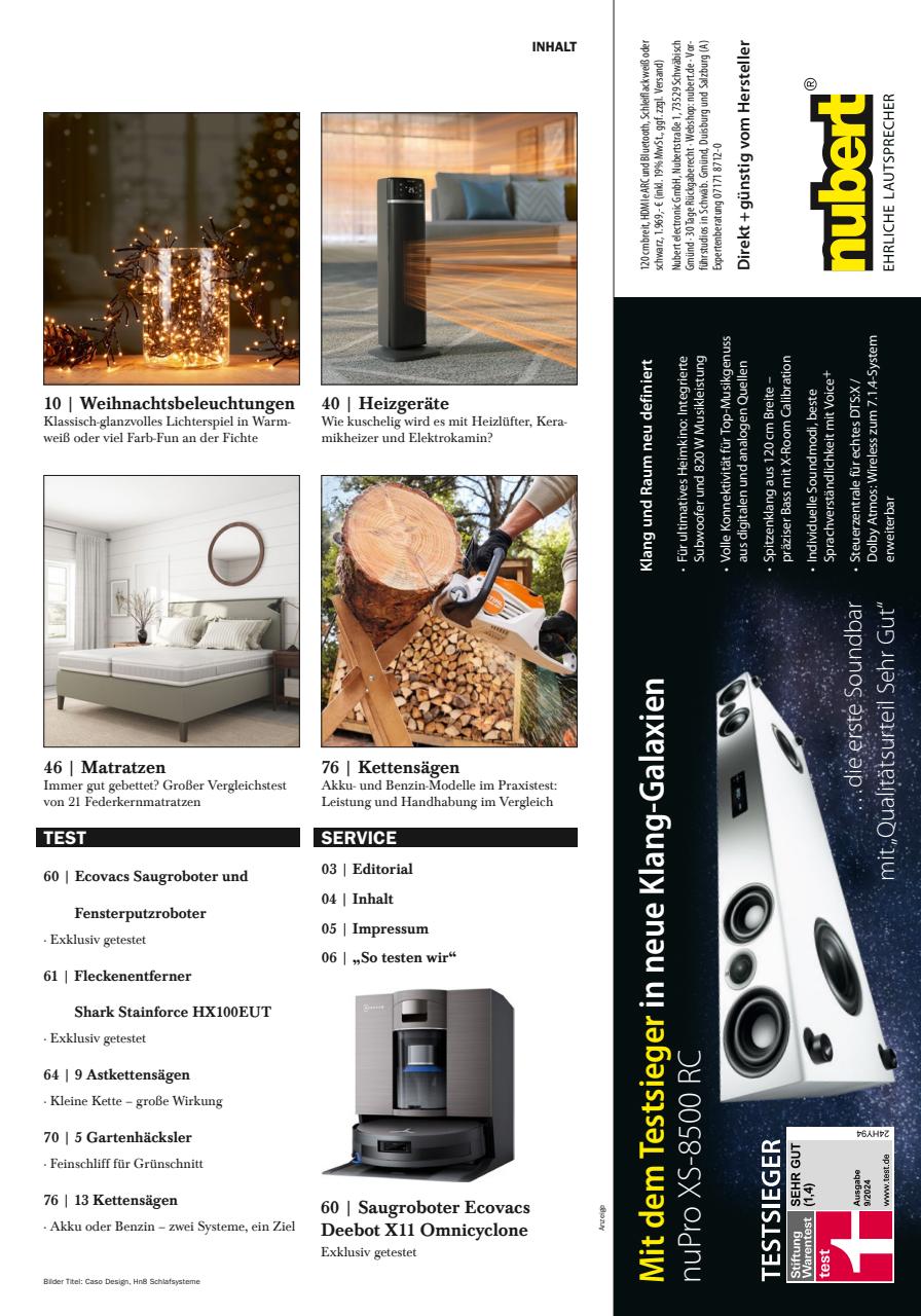 Haus & Garten Test Preview Pages