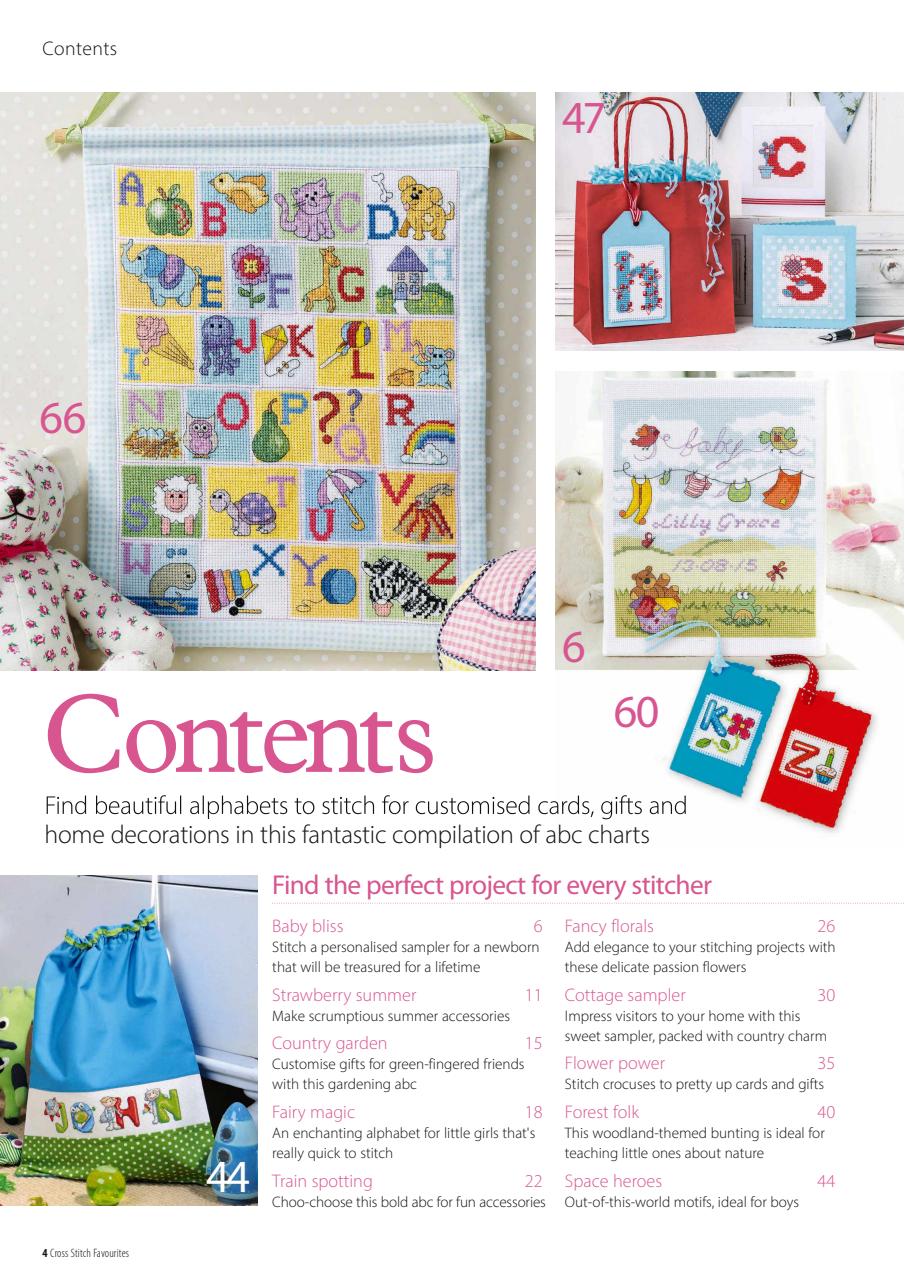Cross Stitch Favourites Preview Pages