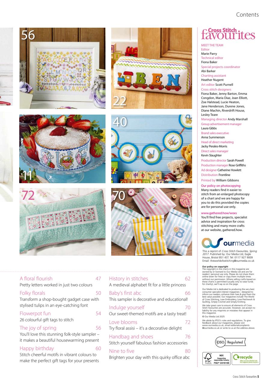 Cross Stitch Favourites Preview Pages