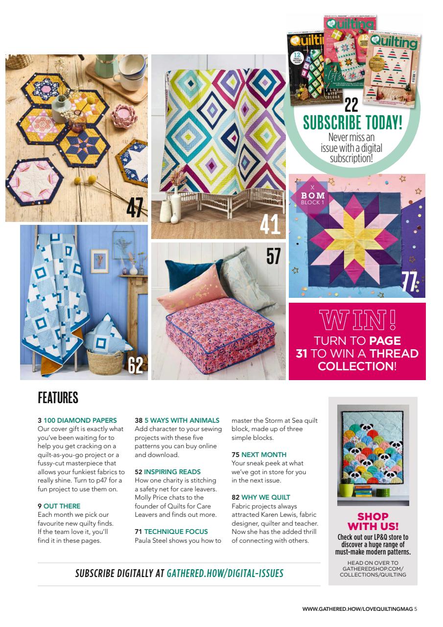 Love Patchwork & Quilting Preview Pages