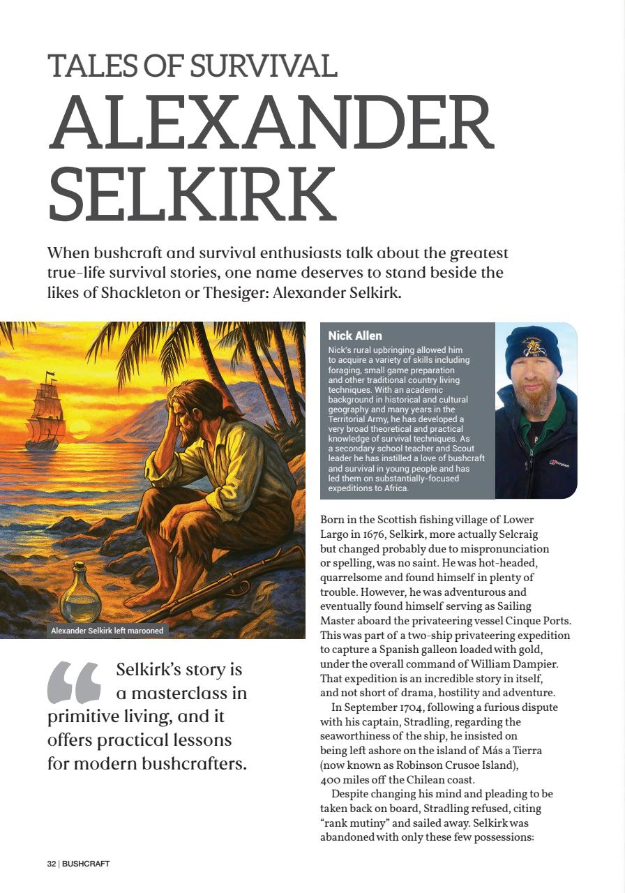Bushcraft & Survival Skills Magazine Preview Pages
