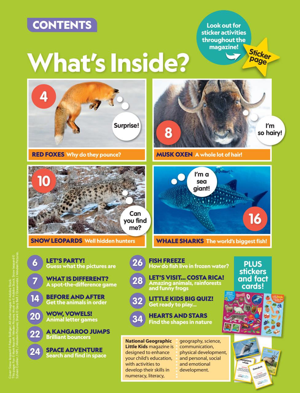 National Geographic Little Kids Preview Pages