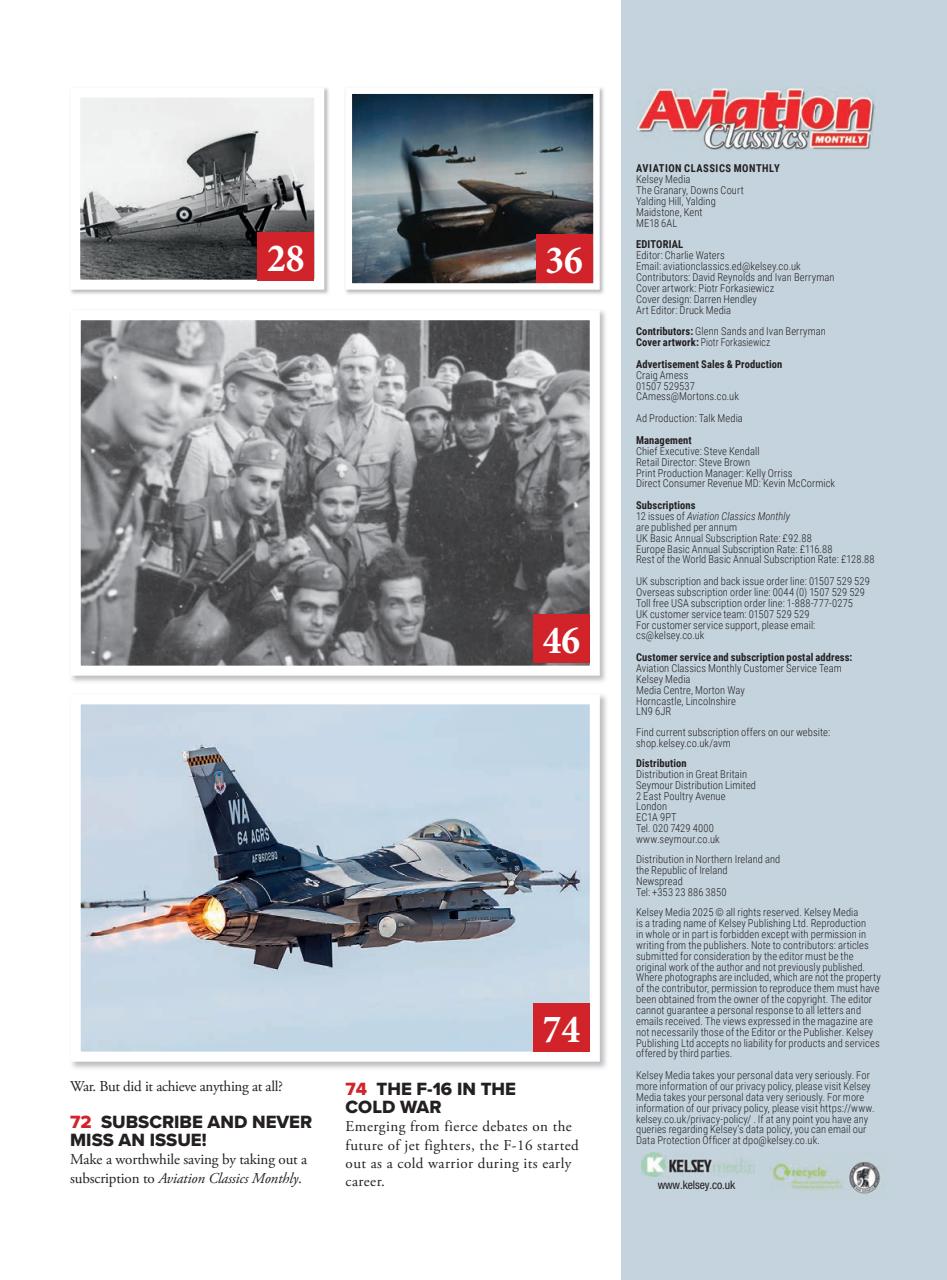 Aviation Classics Monthly Preview Pages