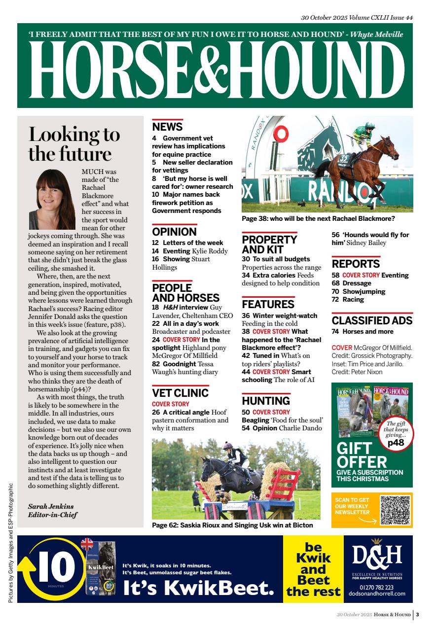 Horse & Hound Preview Pages