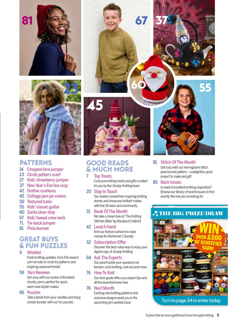 Simply Knitting Preview Pages