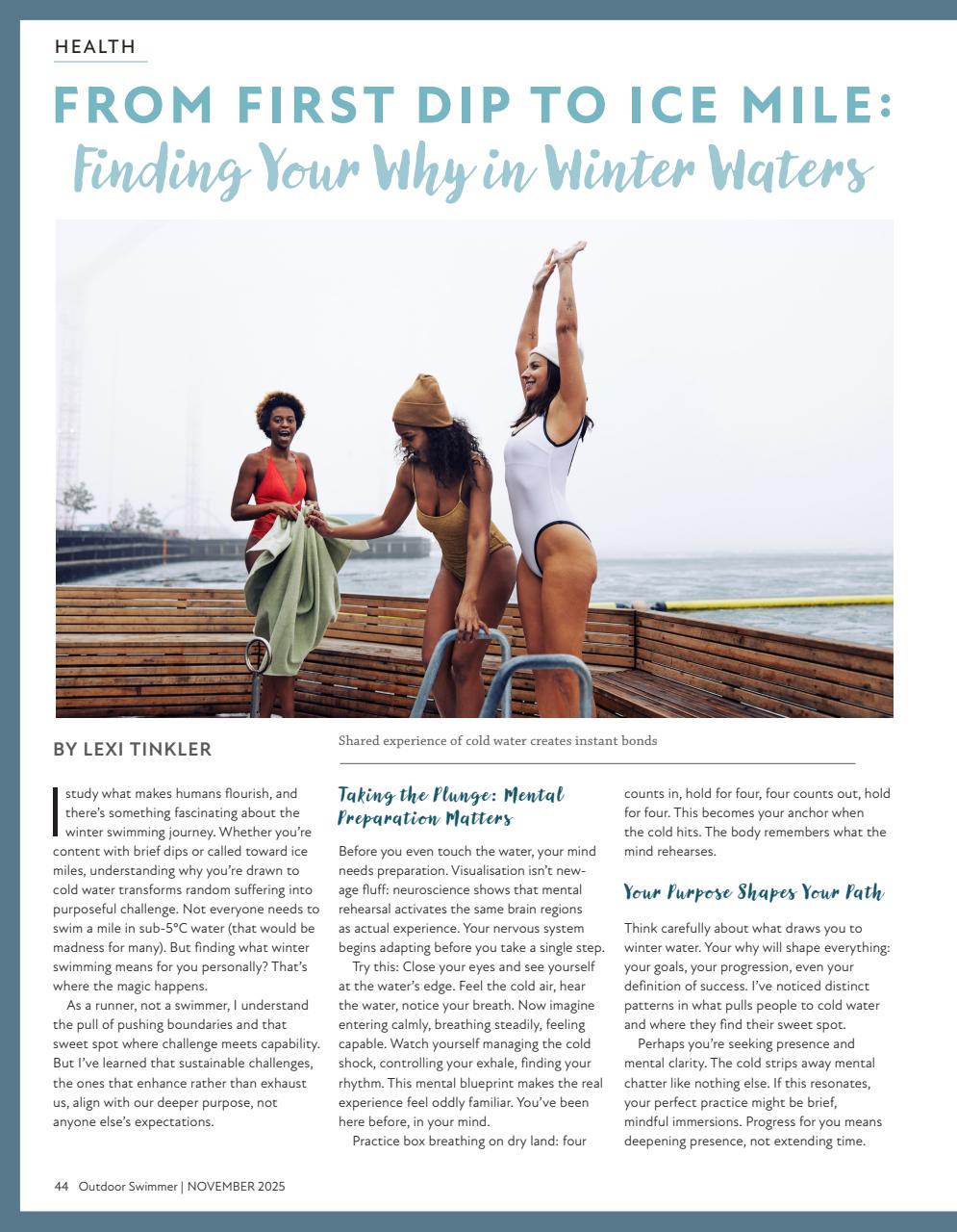 Outdoor Swimmer Preview Pages