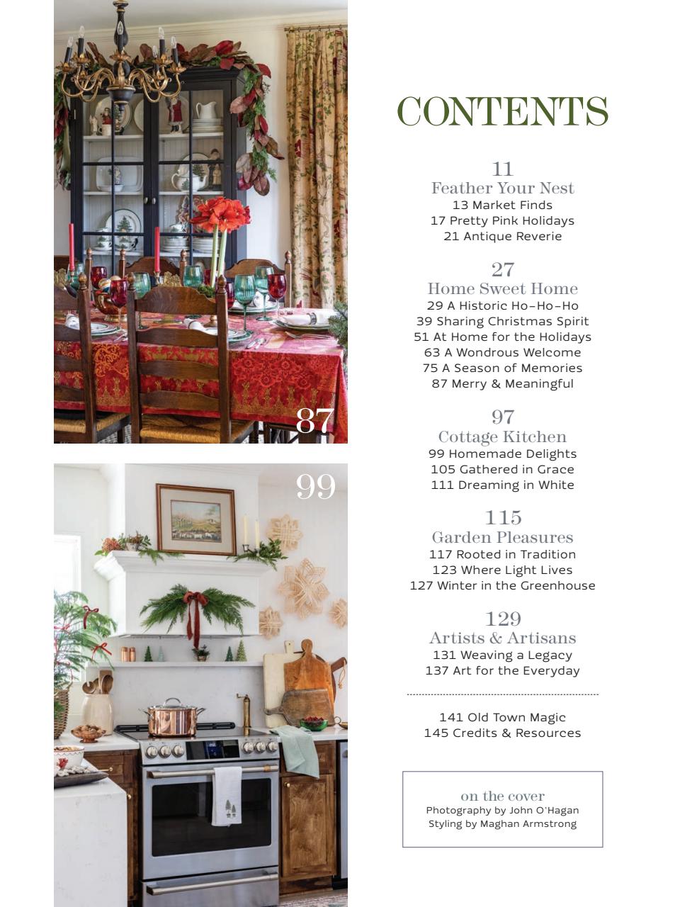 The Cottage Journal Preview Pages