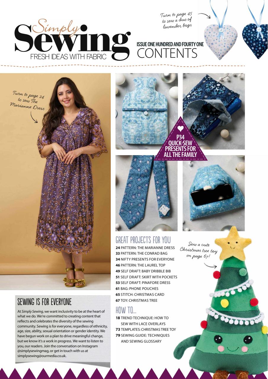 Simply Sewing Preview Pages