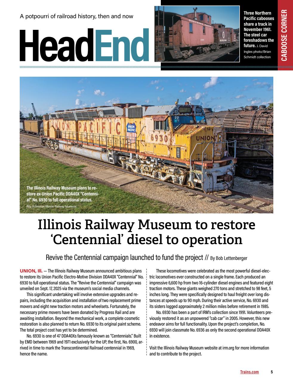 Classic Trains Preview Pages