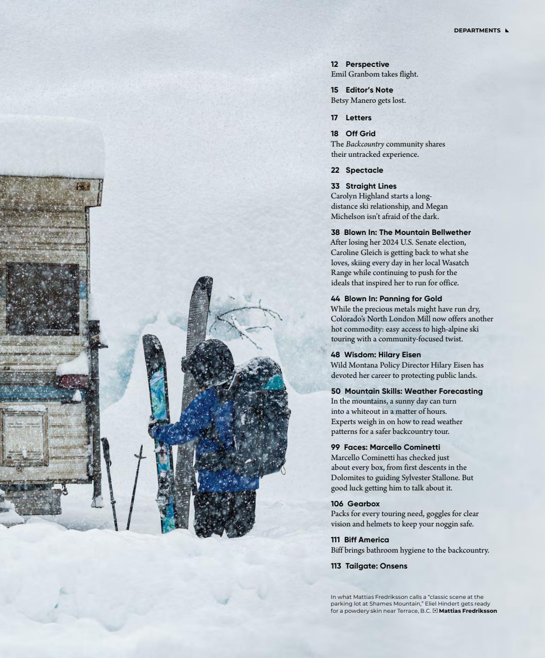 Backcountry Preview Pages