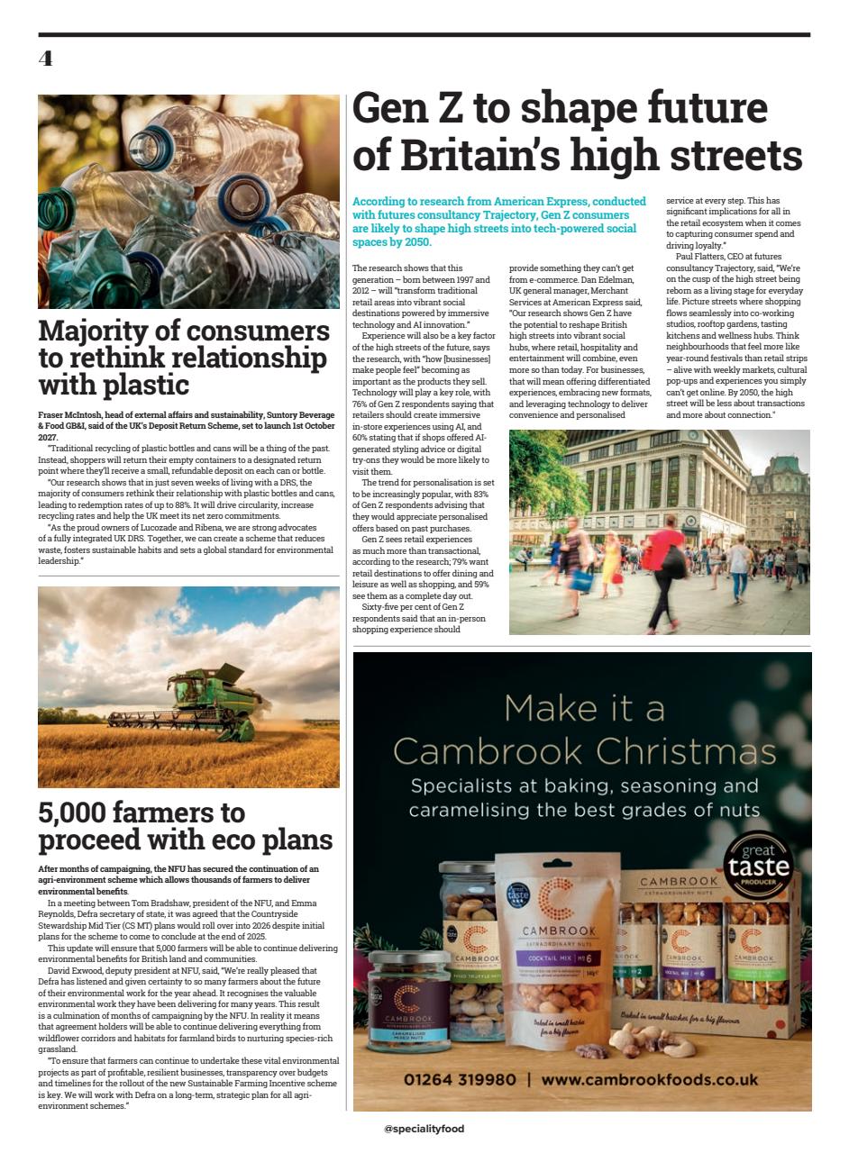 Speciality Food Preview Pages