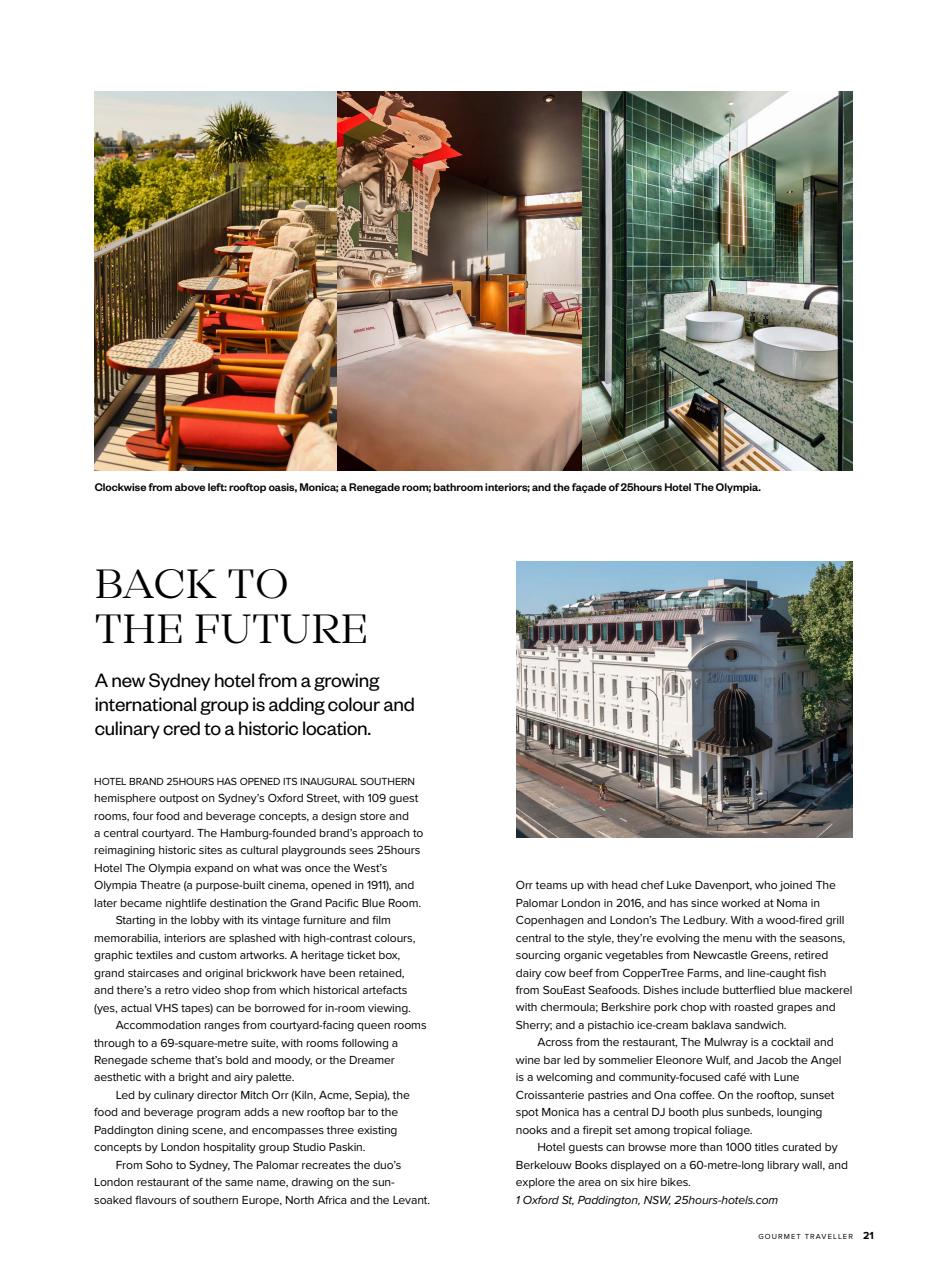 Australian Gourmet Traveller Preview Pages