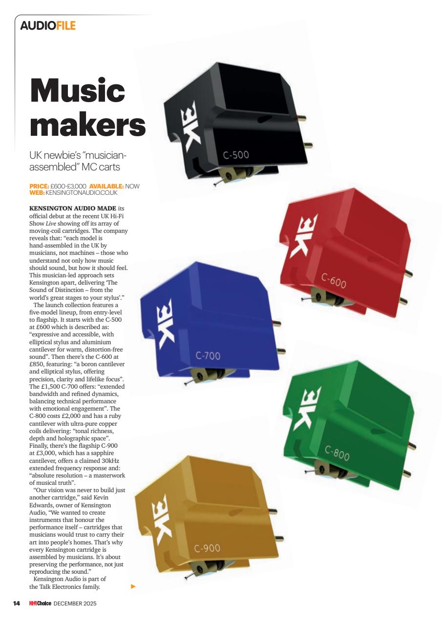 Hi-Fi Choice Preview Pages